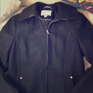 Nautica zip up lined peacoat